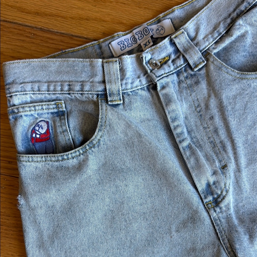 Light Blue Relaxed Men's Jeans